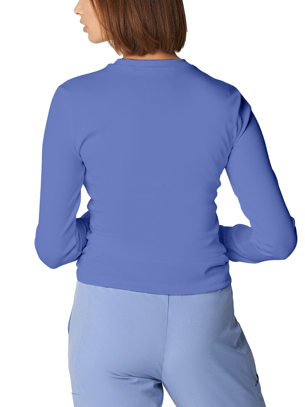 Landau - Forward - Women's One-Pocket Long-Sleeve Crew Neck Underscrub Tee 10