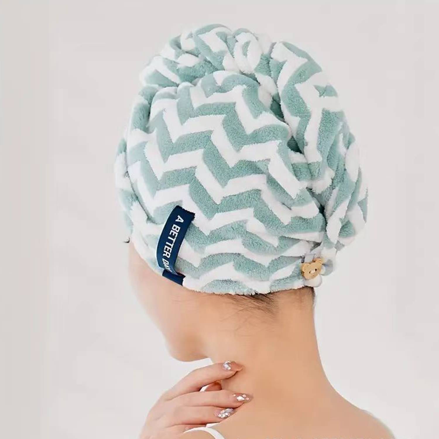 Fast Drying Hair Towel Wrap Turban 6