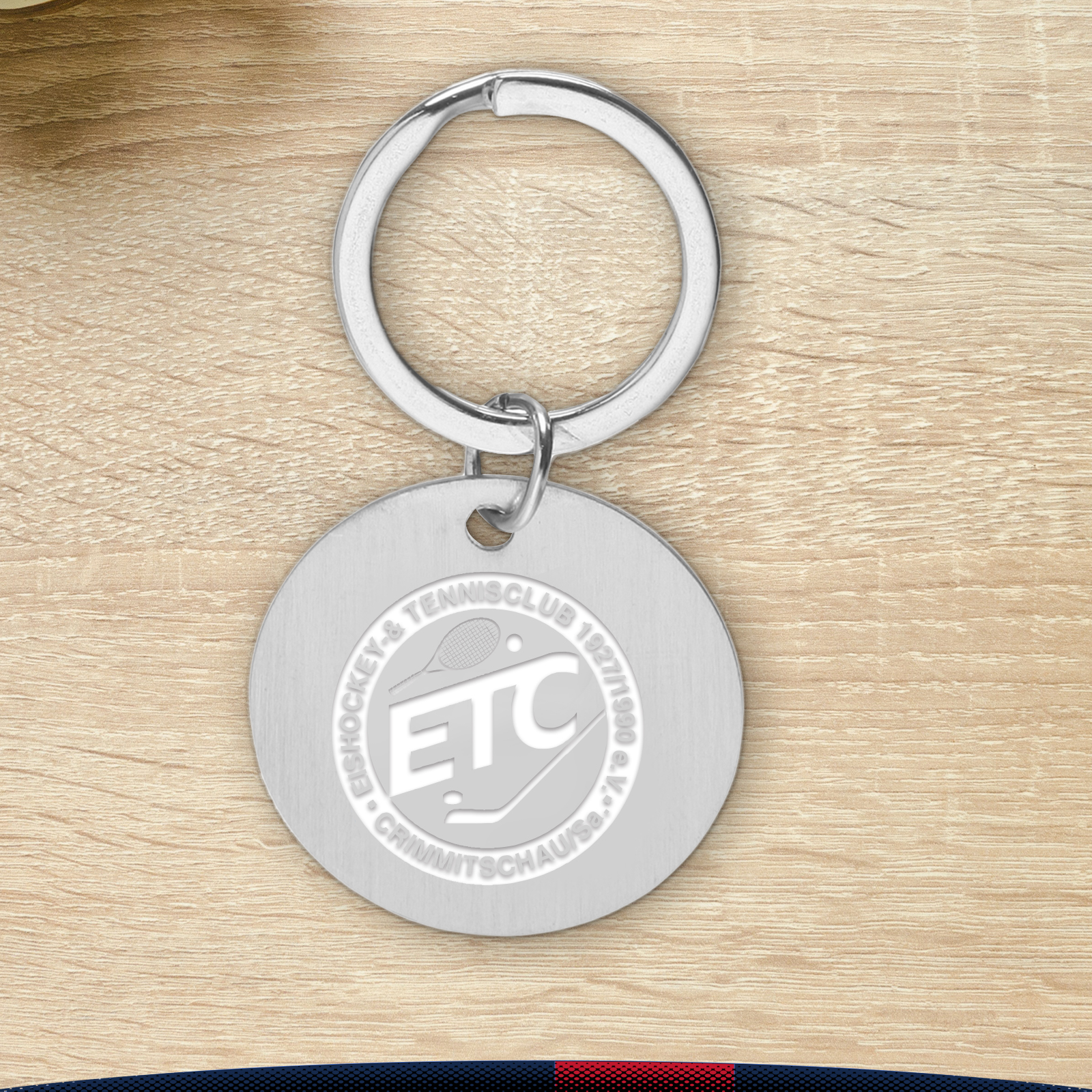 Exar Round Keychain 3