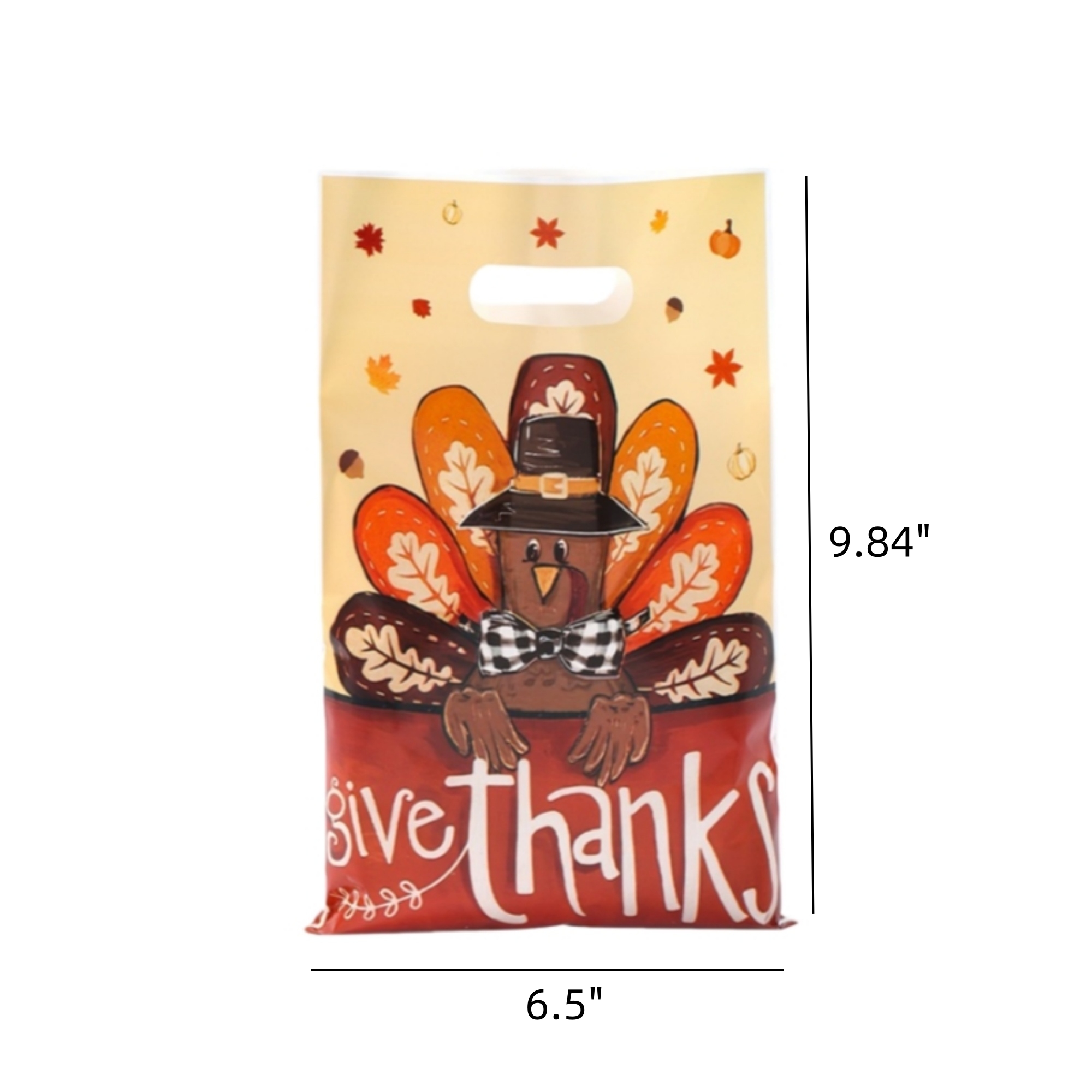 Thanksgiving Themed Gift Bag Favor Pouch 3