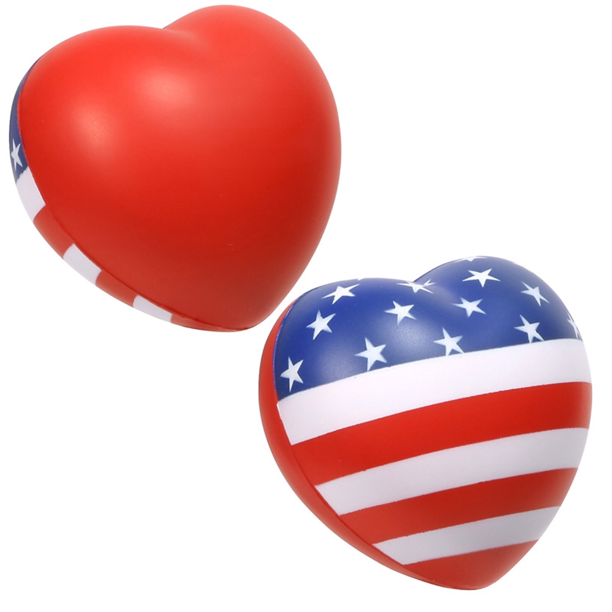 Patriotic Valentine Heart Stress Reliever 2