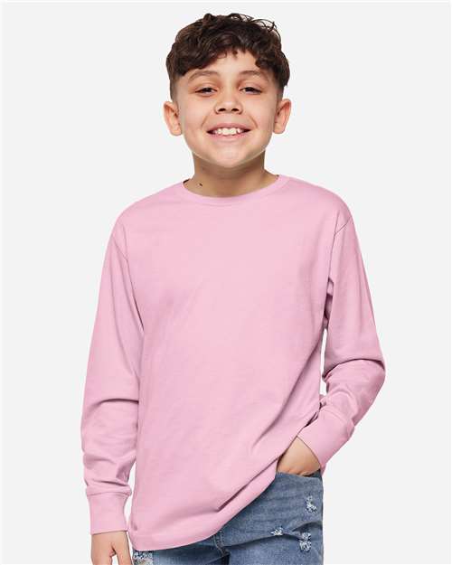 Youth Fine Jersey Long Sleeve Tee - 6201 16