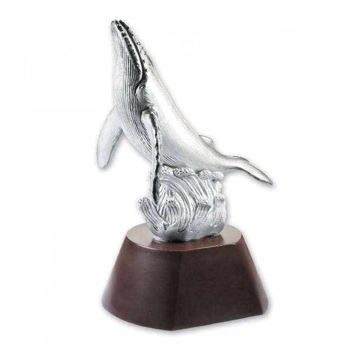 3D Metal-Like Figurine (Whale) 2