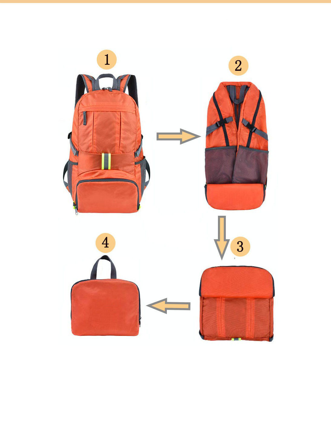 Lightweight Travel Foldable Backpack for Men & Women 4