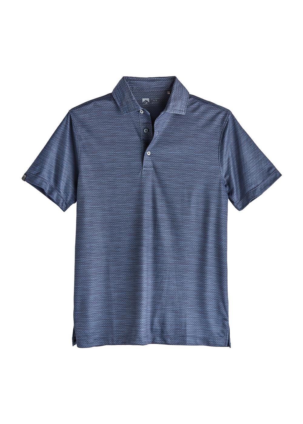 Storm Creek Men's Unwinder Printed Bamboo Short Sleeve Polo 11