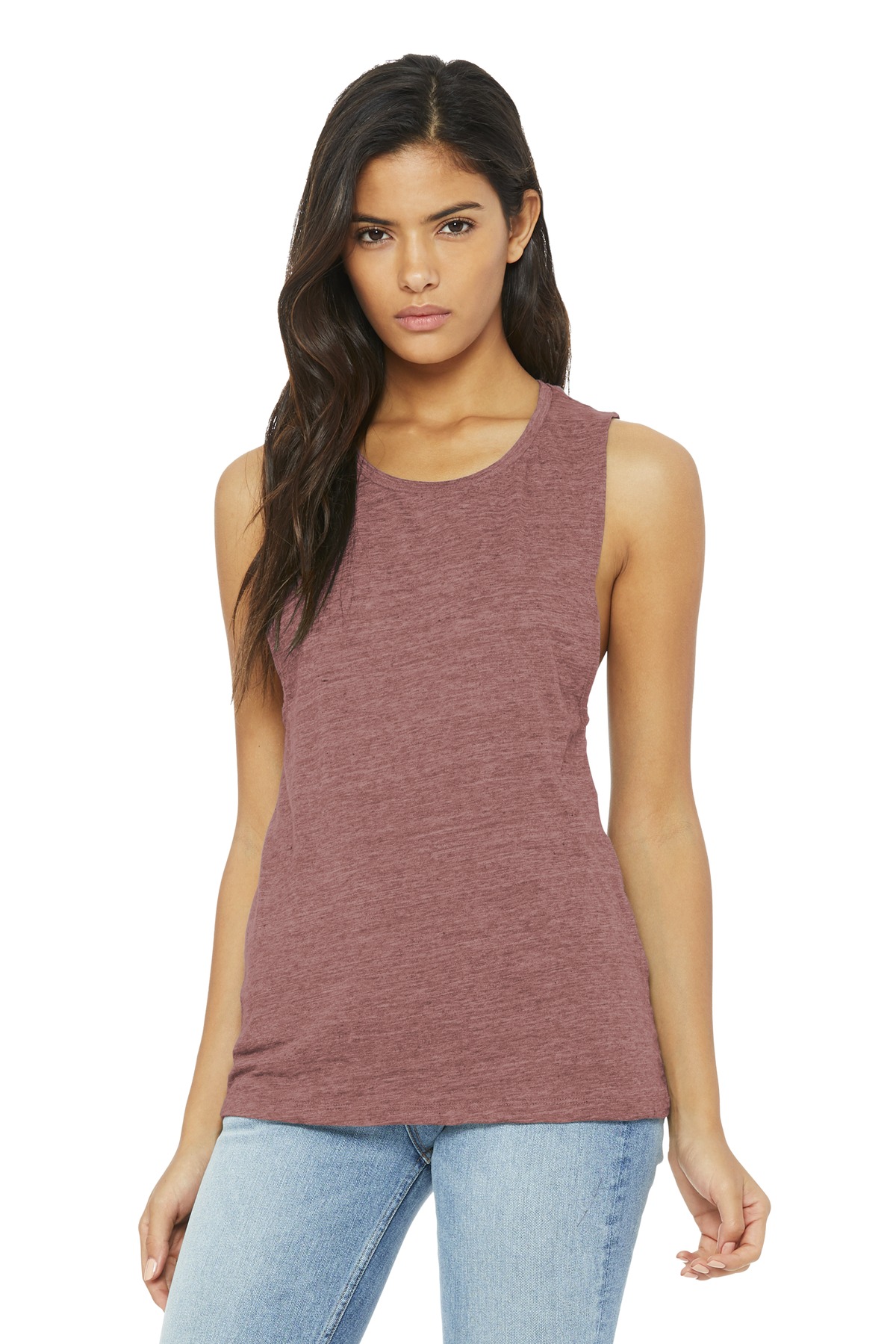 BELLA+CANVAS Women's Flowy Scoop Muscle Tank. BC8803 109