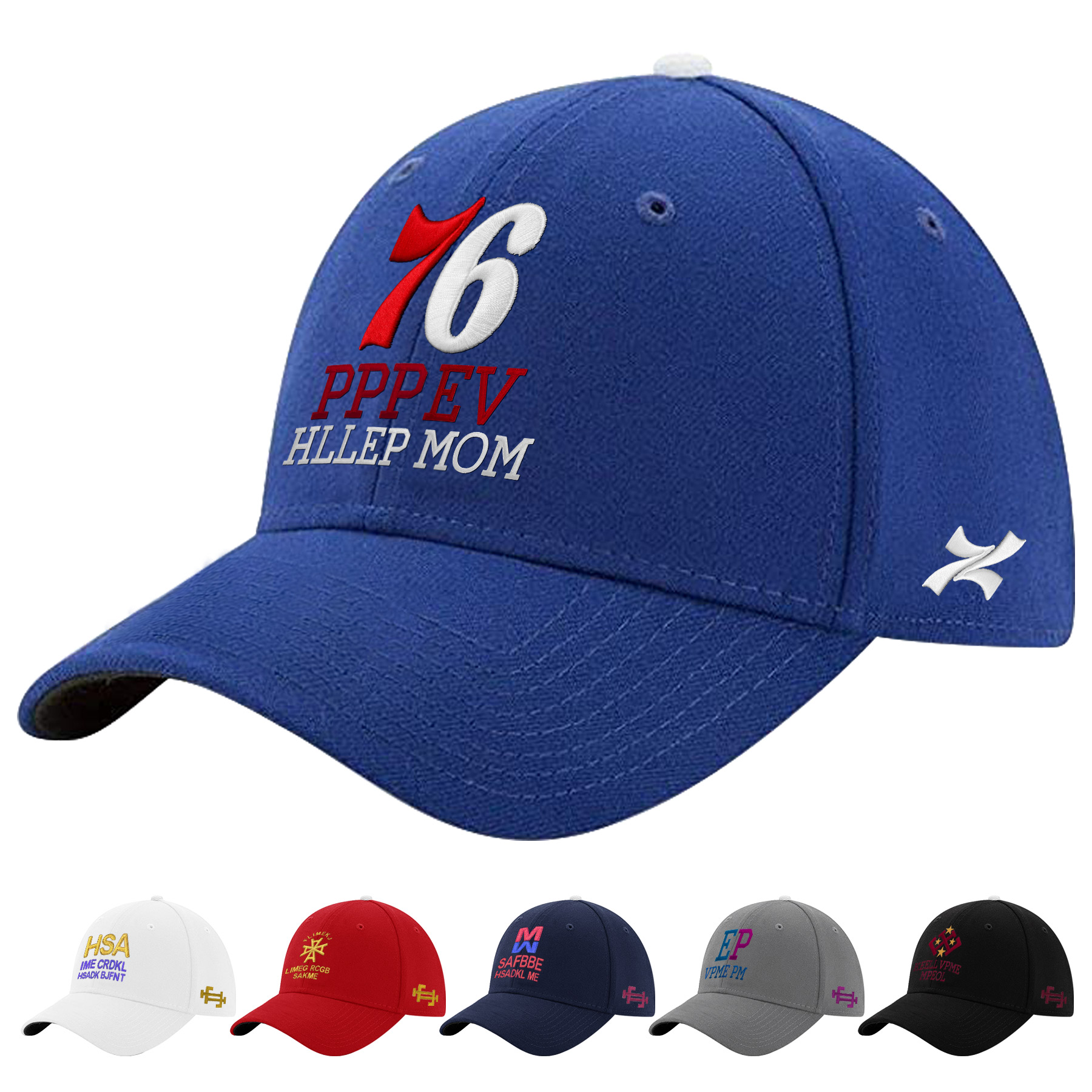 6 Panel Structured Baseball Cap with Snapback Enclosure 2