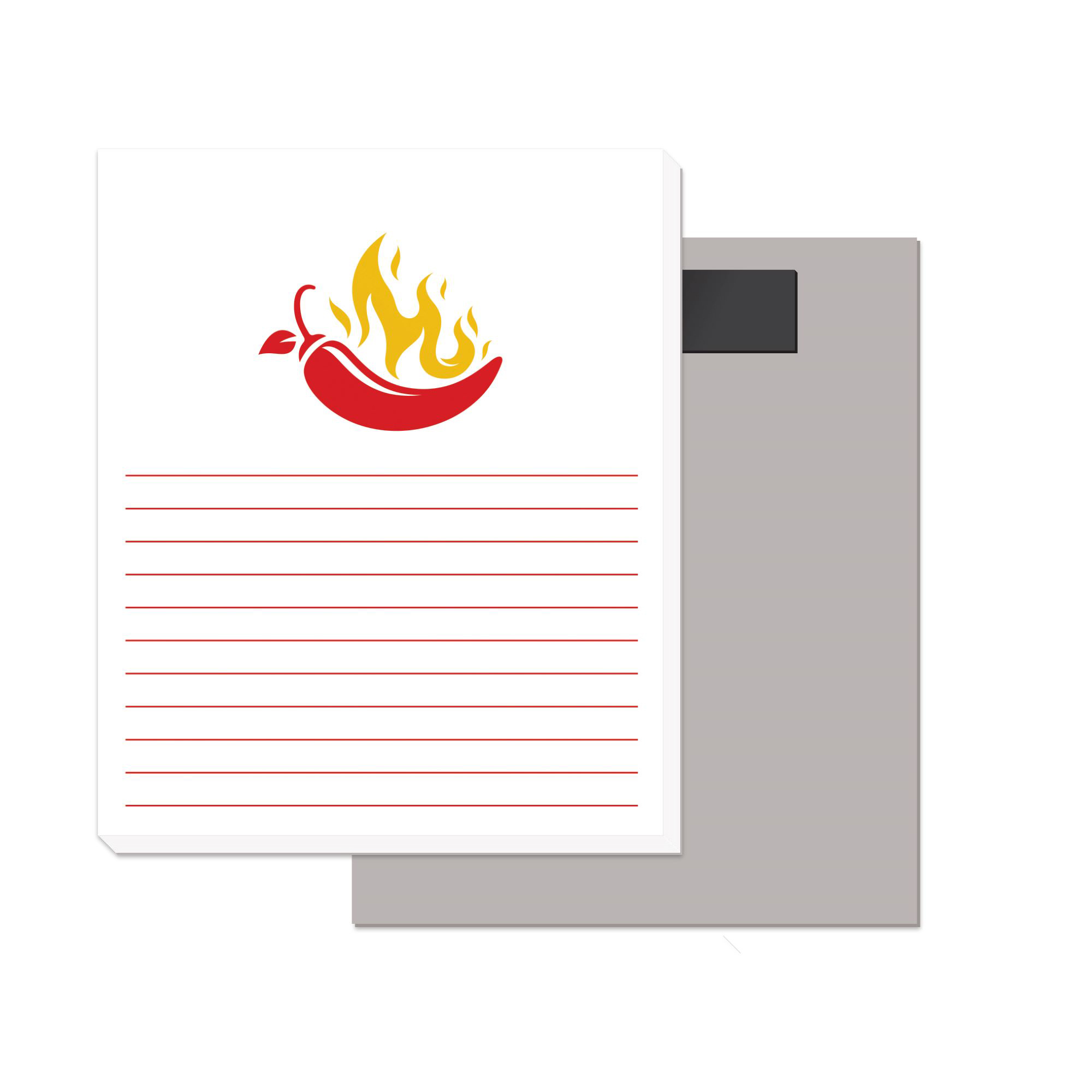 50 Page Magnetic Note-Pads with 2 Custom Colour Imprint (3.5"x4.25") 1