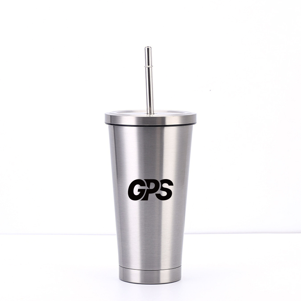 500ml Car Cup Stainless Steel Double Insulated Tumbler With lid 2