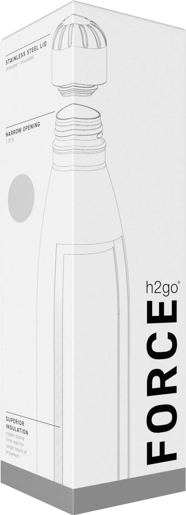 26 oz h2go force, custom water bottle with logo imprint 14