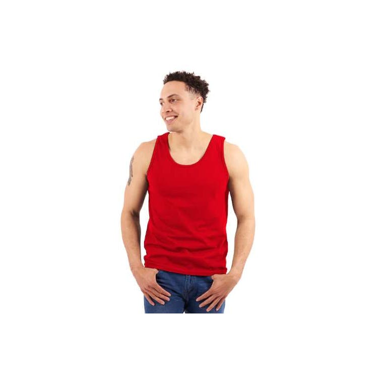 Adult Premium Tank Tops - Red S-XL 2