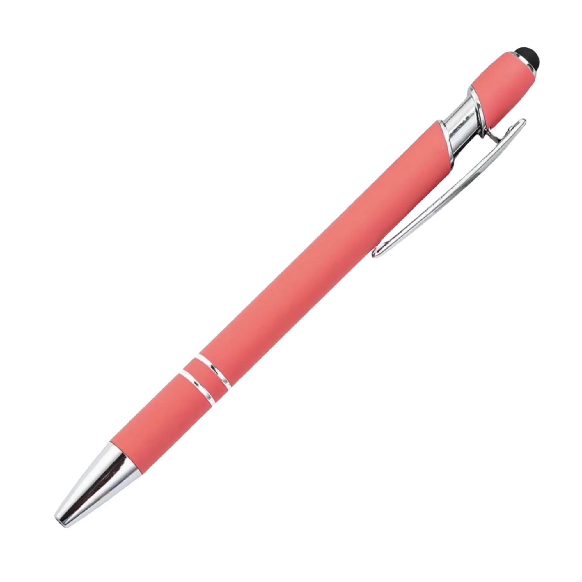 Aluminum Retractable Stylus Ballpoint Pen 22