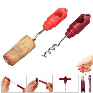 Pocket Sized Wine Bottle Opener With Crossbar Handle 6