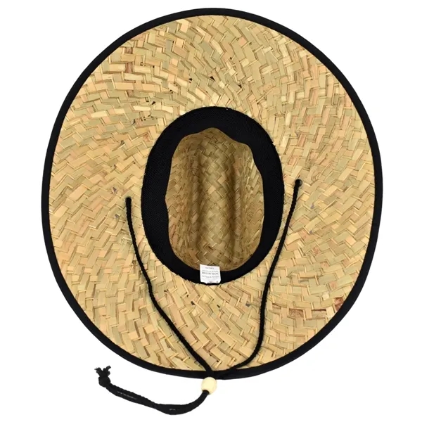 Domestic Straw Hat With Custom Patch 6