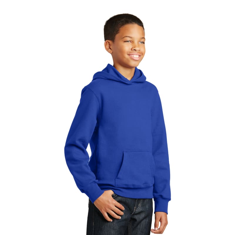 Port & Company Youth Fan Favorite Fleece Pullover Hooded Sweatshirt. 40