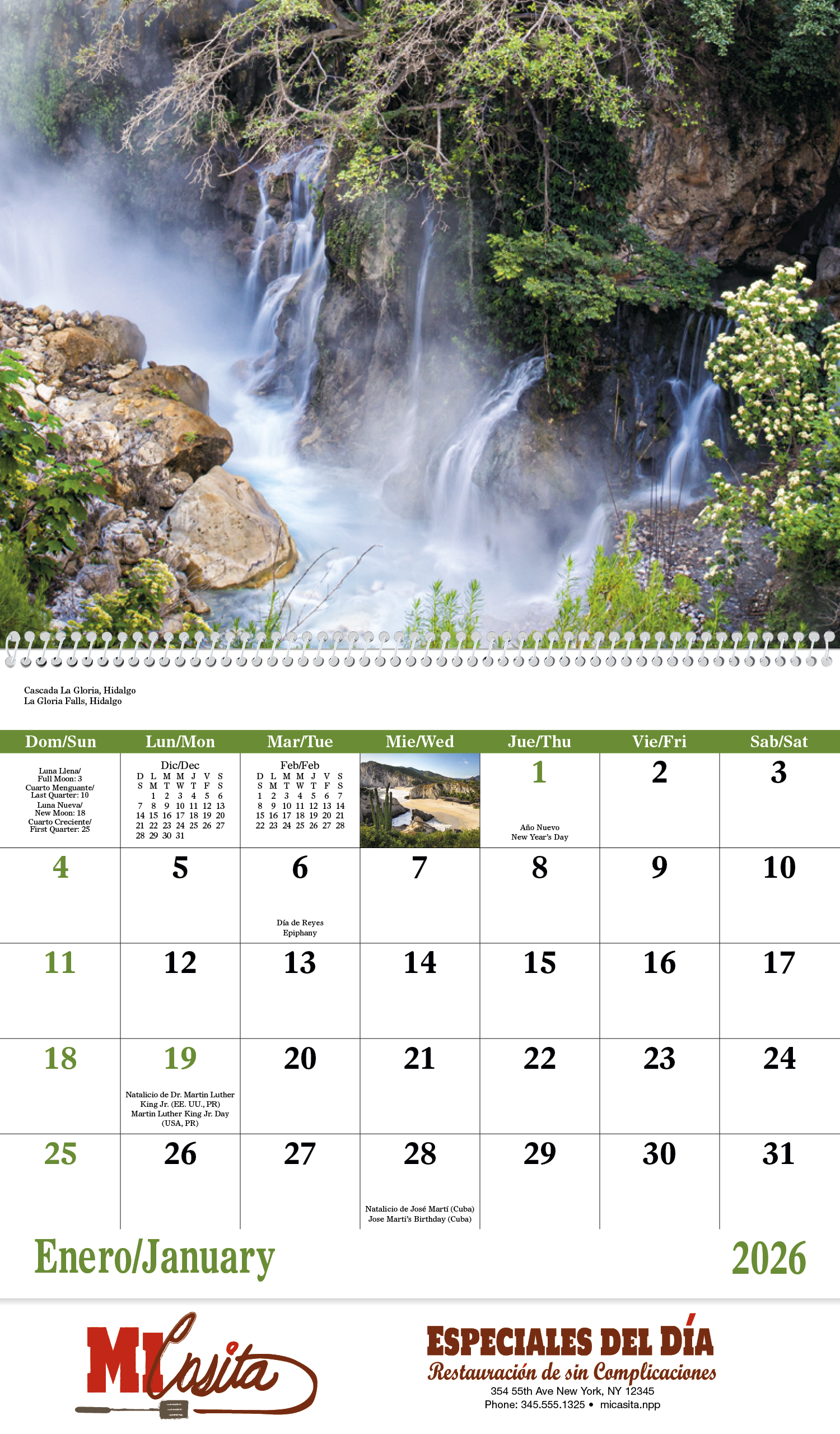 Good Value™ Mexico - Spiral Calendar 26