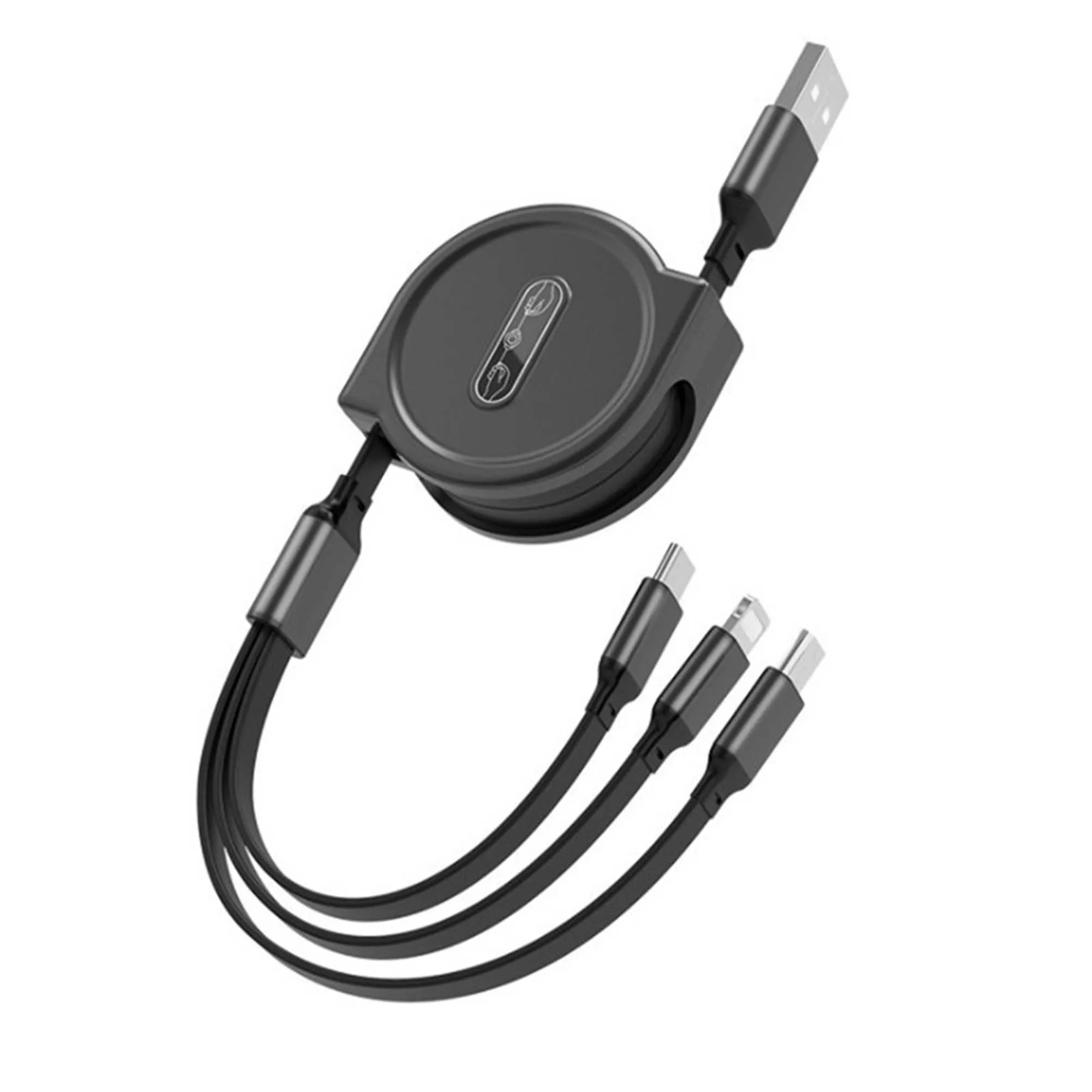 One Drag Three Retractable Charging Cable 4