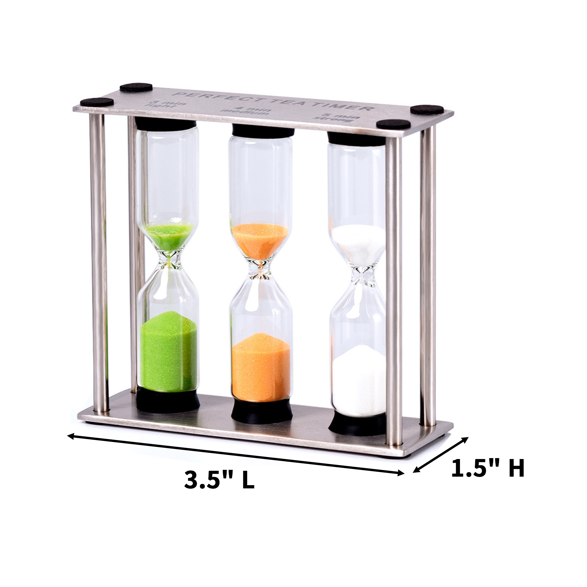 Three Four Five Minute Sand Timer 3.5 x 1.1 x 1.5" 5