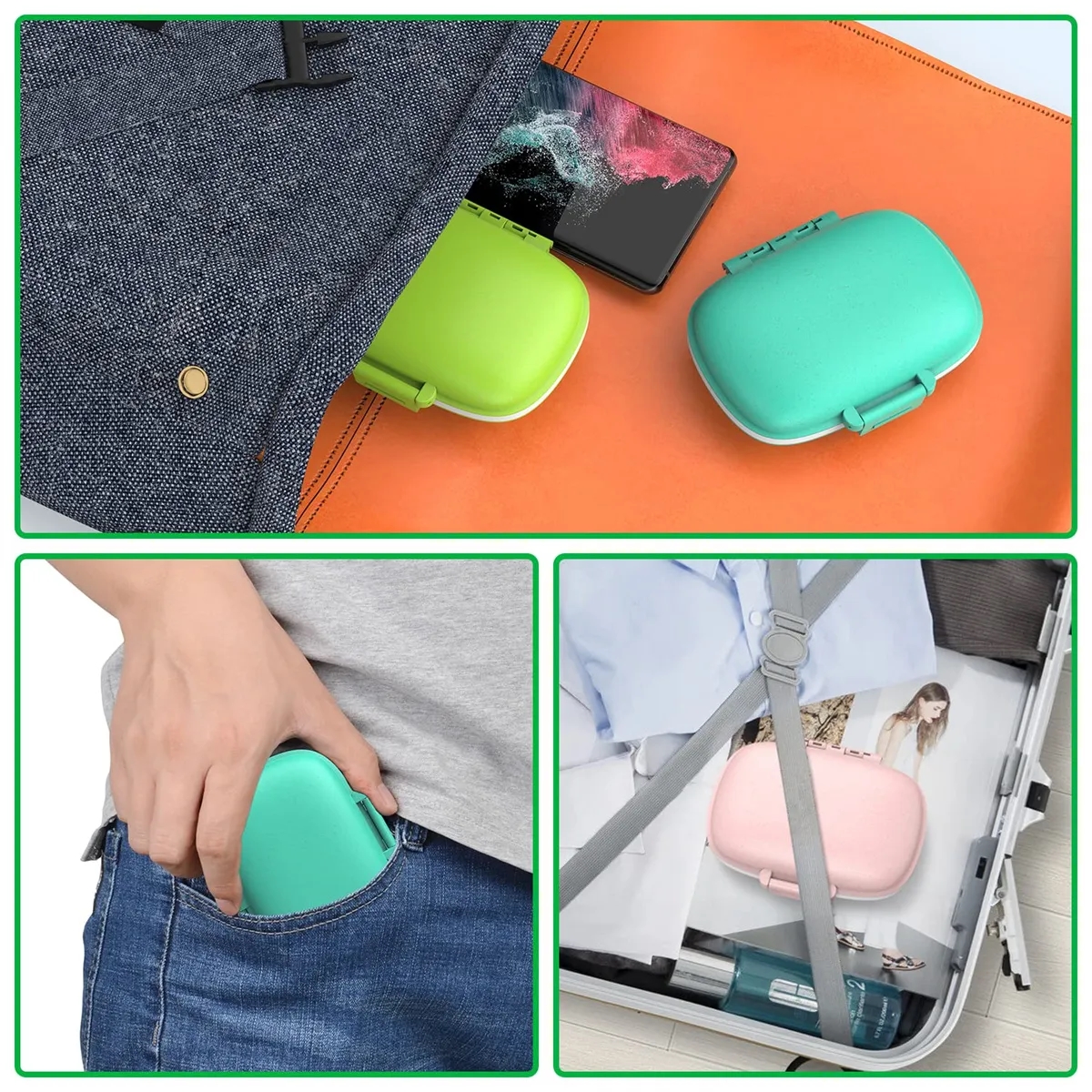 8 Compartments Pill Case 2