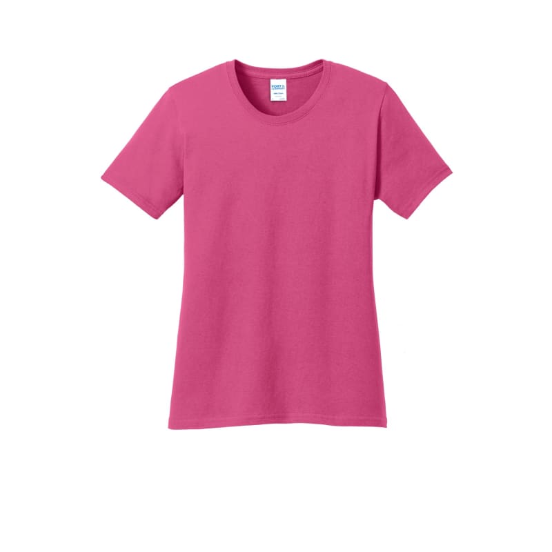 Port & Company Women's Core Cotton Tee. 19