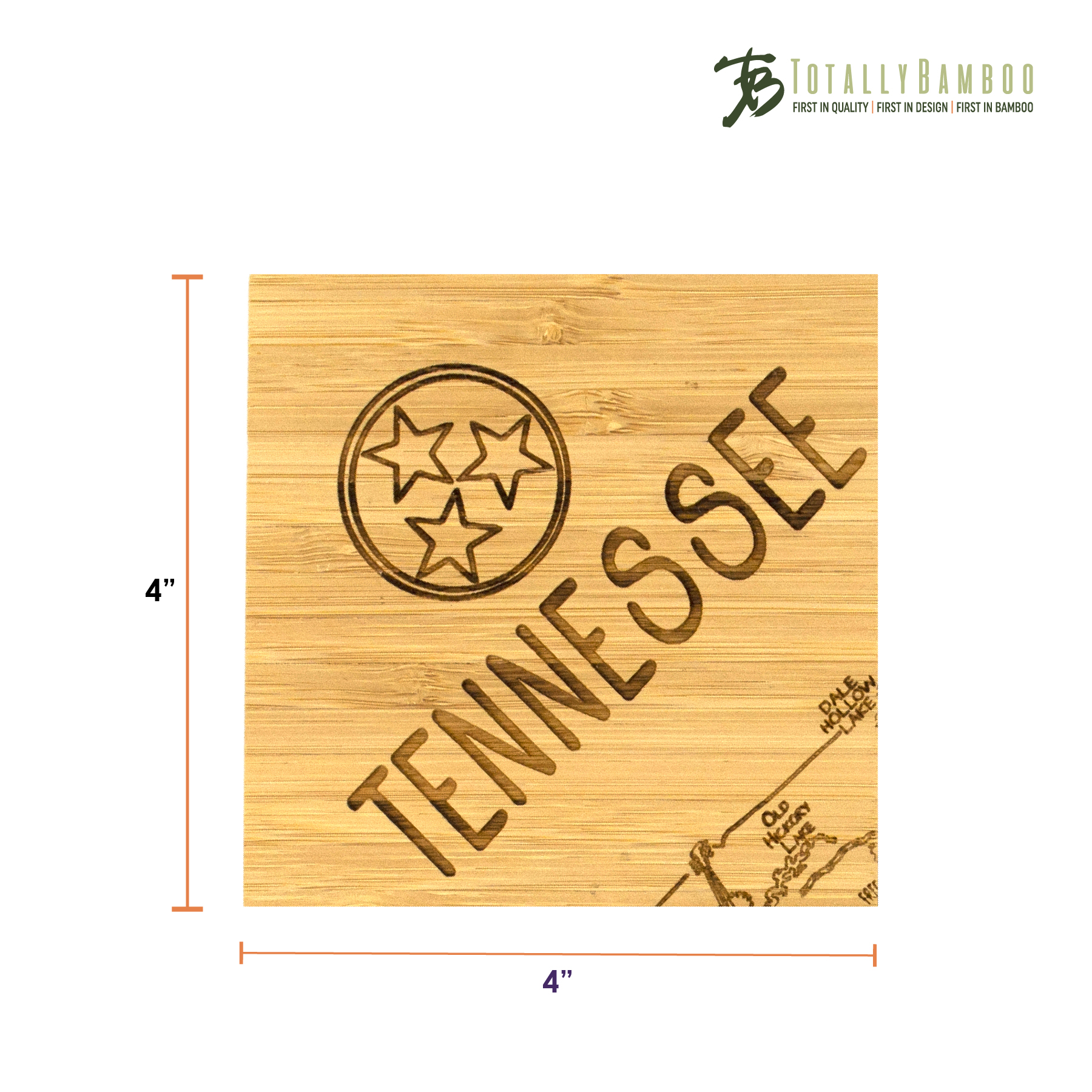 Tennessee Puzzle Coaster Set 9