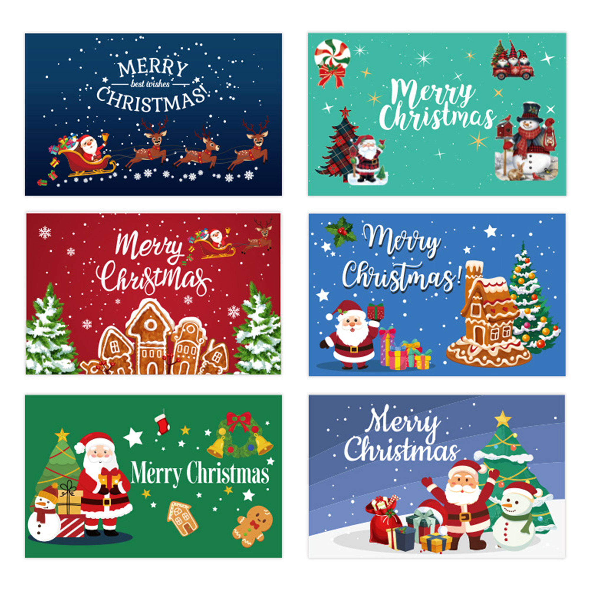 Customized 5.9x7.9 Inch all occasion and folded greeting cards 4