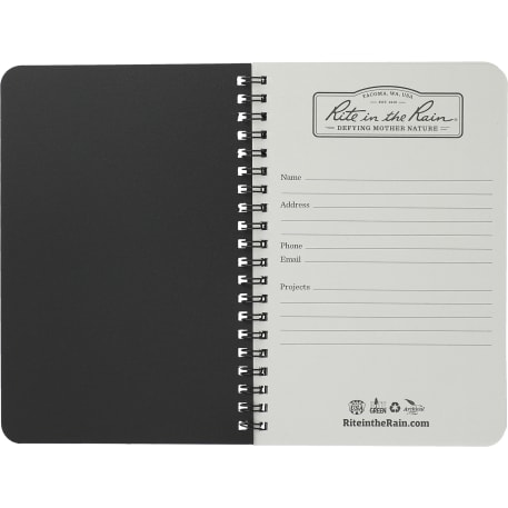 4.6” x 7” Rite in the Rain Side Spiral Notebook 103