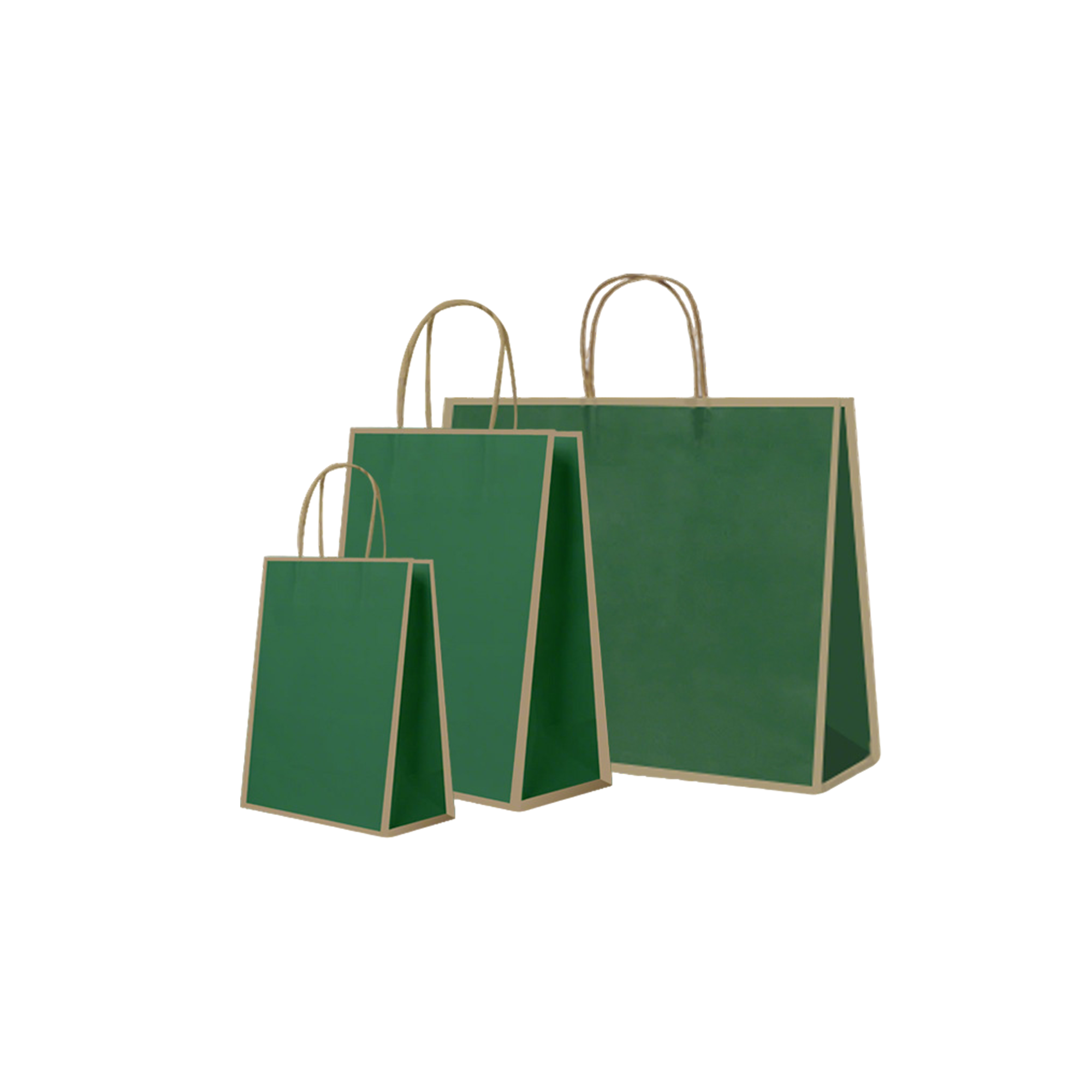 White Kraft Paper Shopper With Twisted Handle 8.3 X 4.4 X 10.7" 3