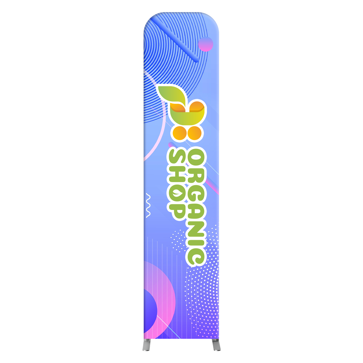 NEW MagLock Straight Fabric Display - 1.5'x6.5' 2