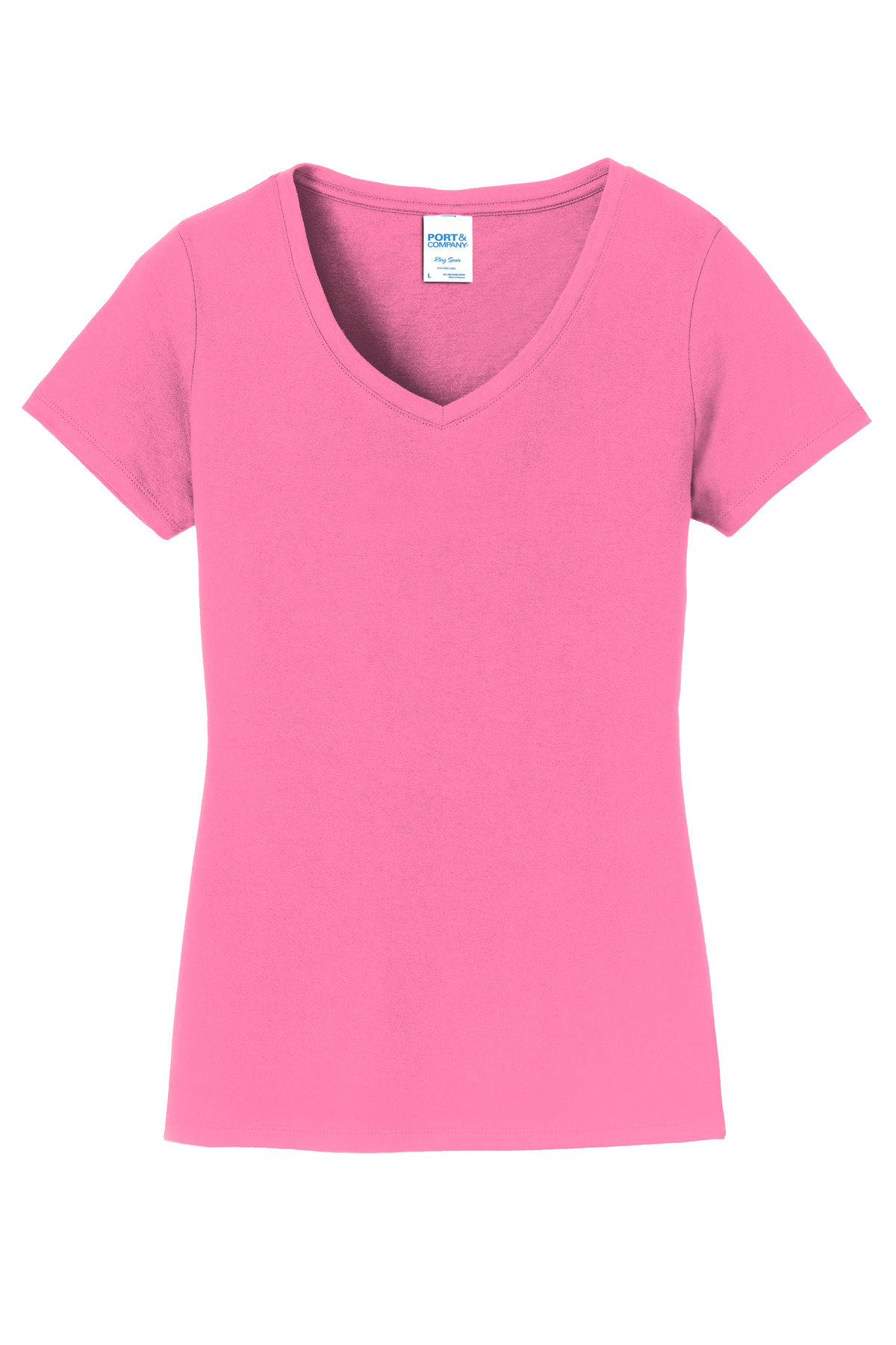 Port & Co Women's Fan Favorite V-Neck Tee. LPC450V 25