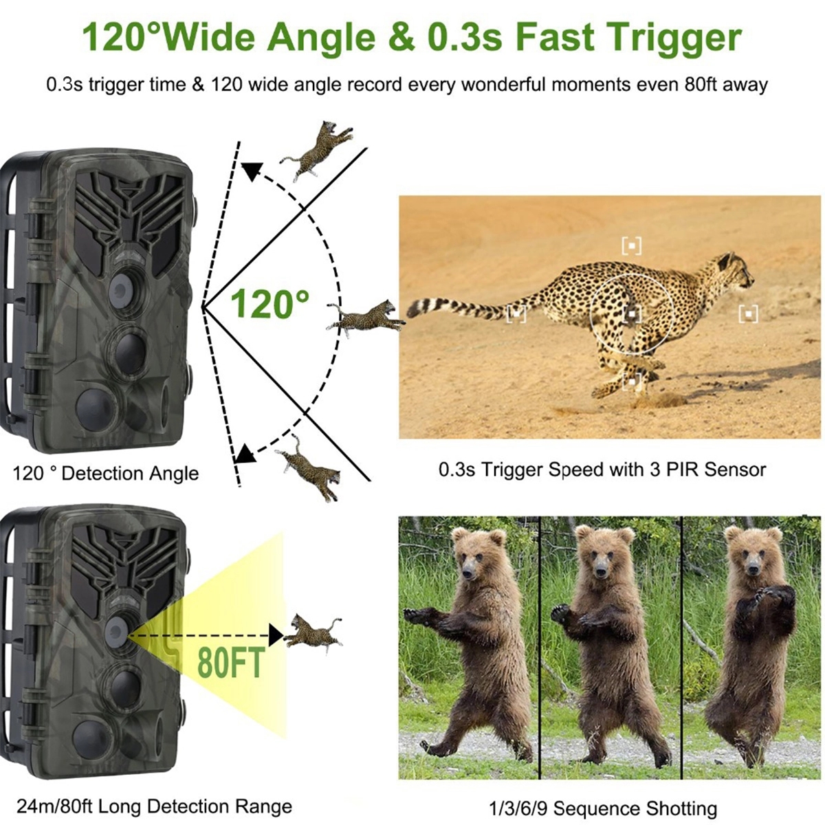 Long-Distance Wide-Angle Wifi Wireless Trail Hunting Camera 4