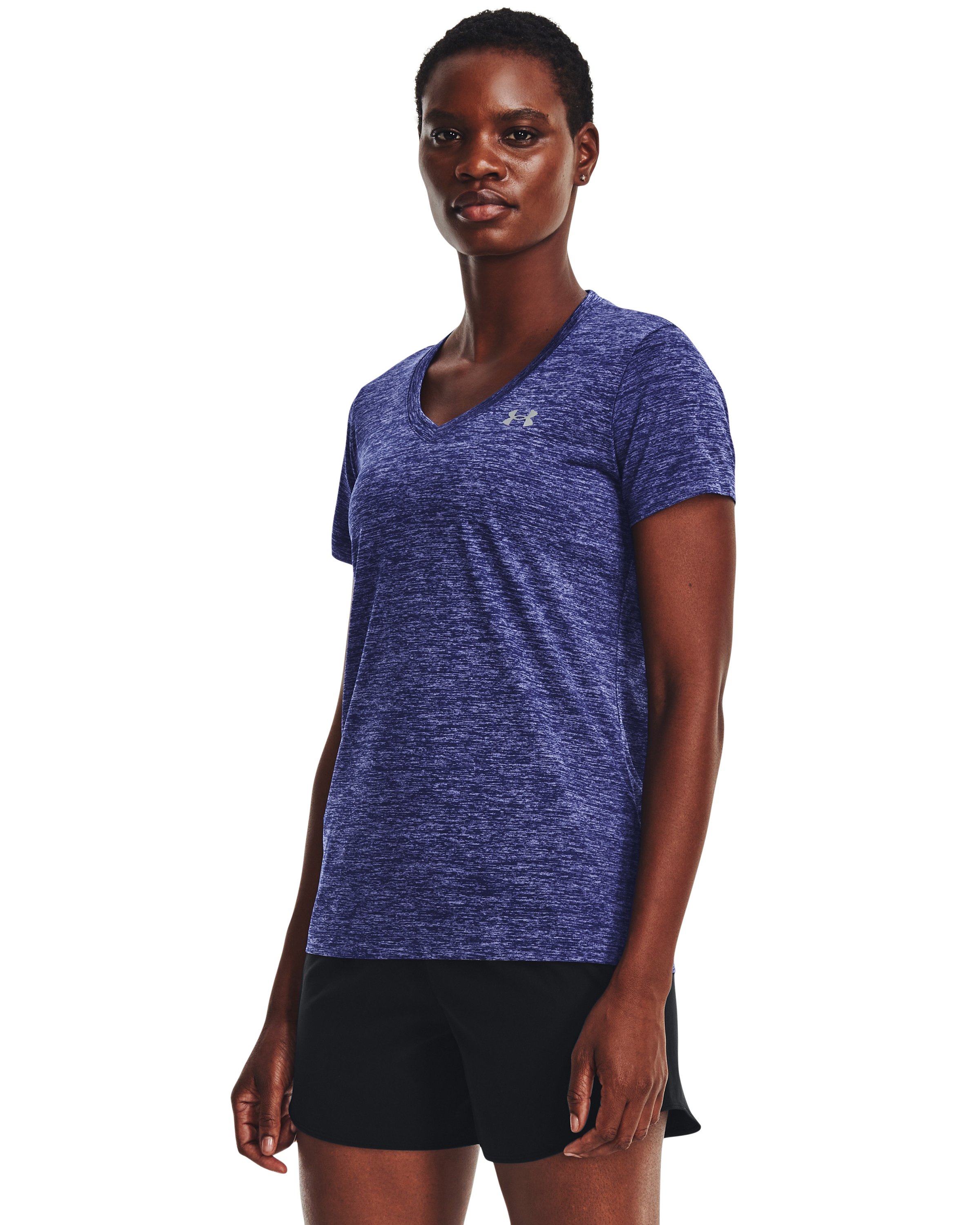 UA Tech Twist Women's V-Neck Short Sleeve 27