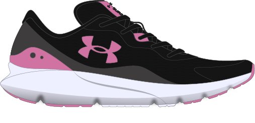 UA Surge 3 Girls' Running Shoes 13