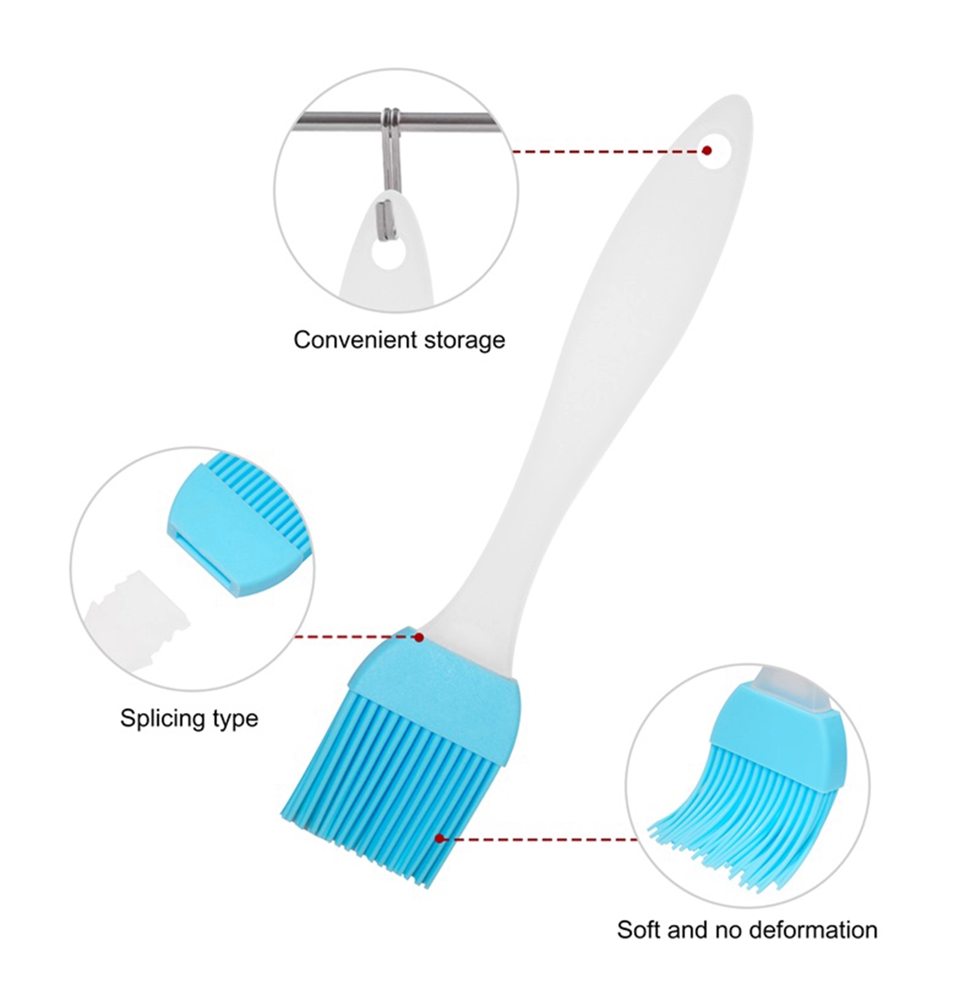 Silicone Heat Resistant Basting Brush 1
