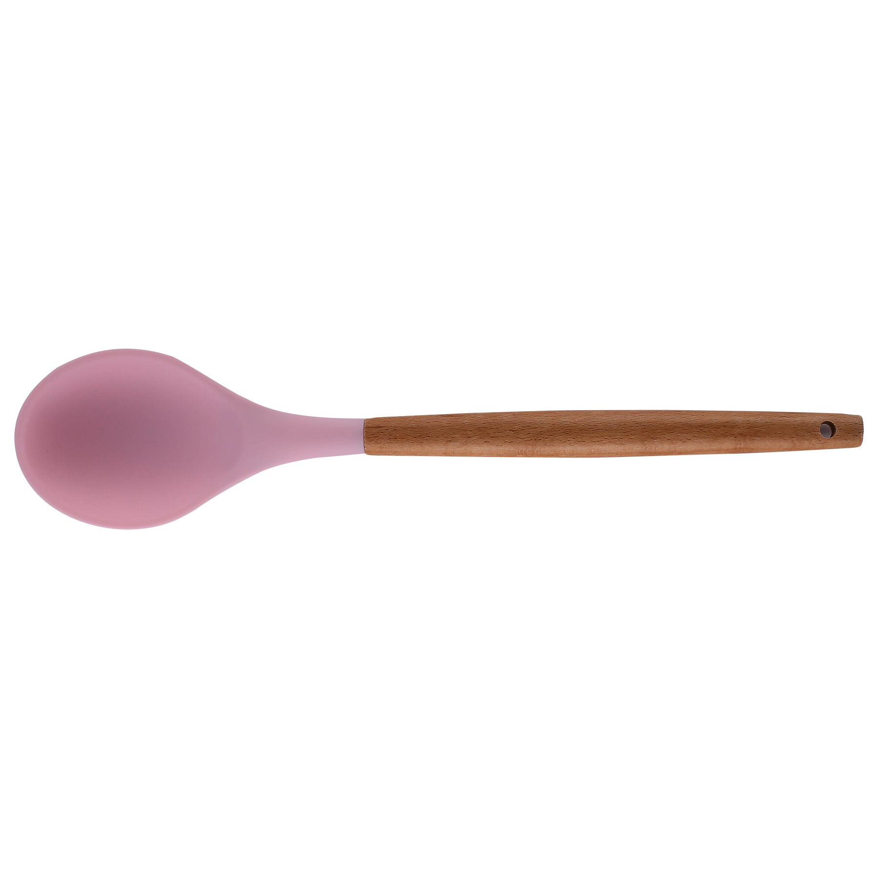 Silicone Cooking or Serving Utensil with Wooden Handle – Sold Individually or as a Set 20