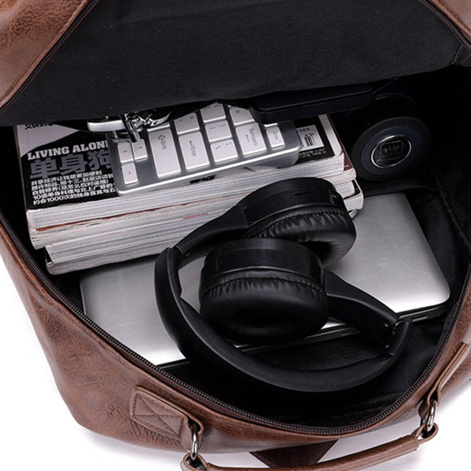PU Leather Travel Backpack 5