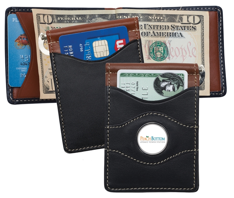 Two-Tone Leather Currency Organizer 1
