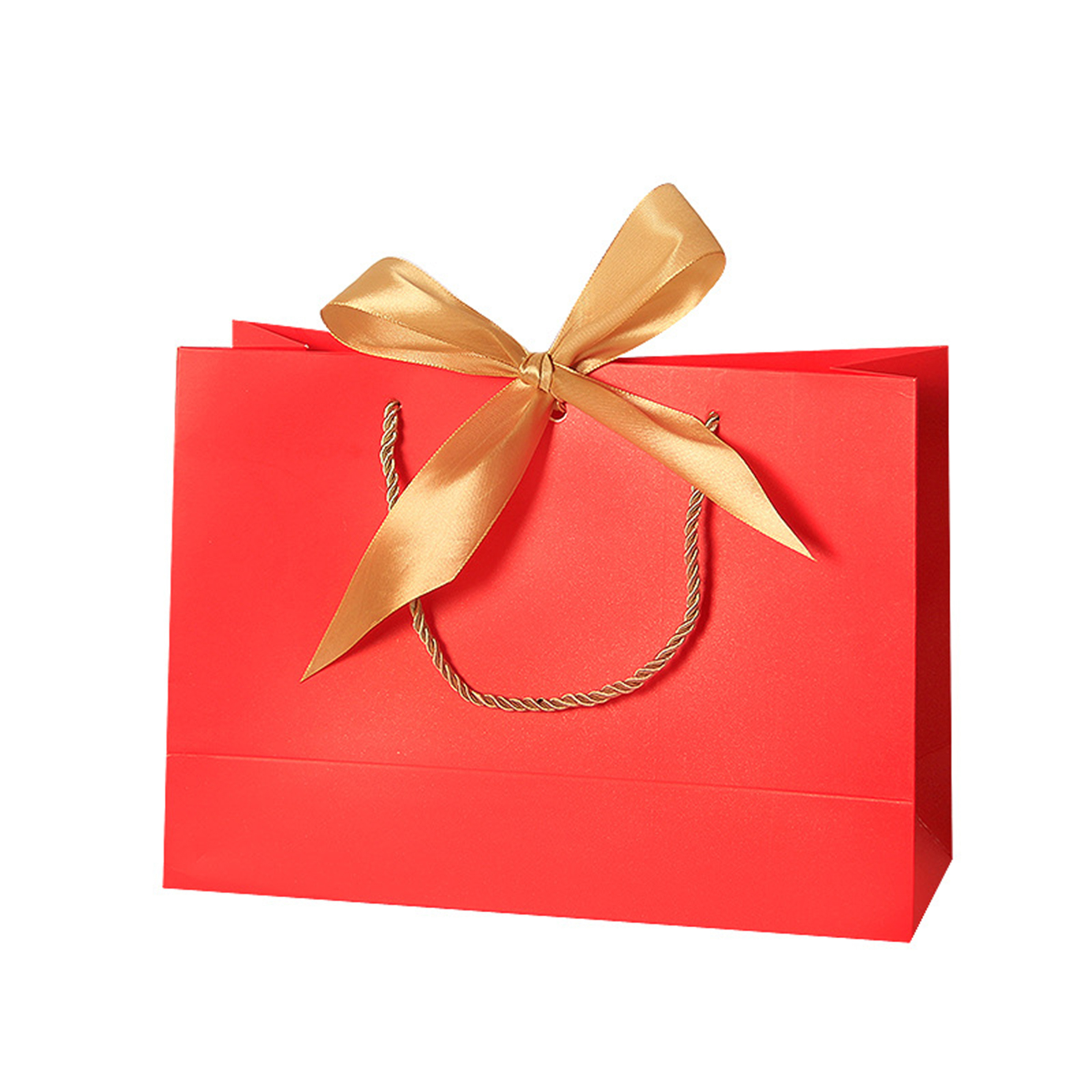 Paper Customizable Gift Bag With Bow Tie 2