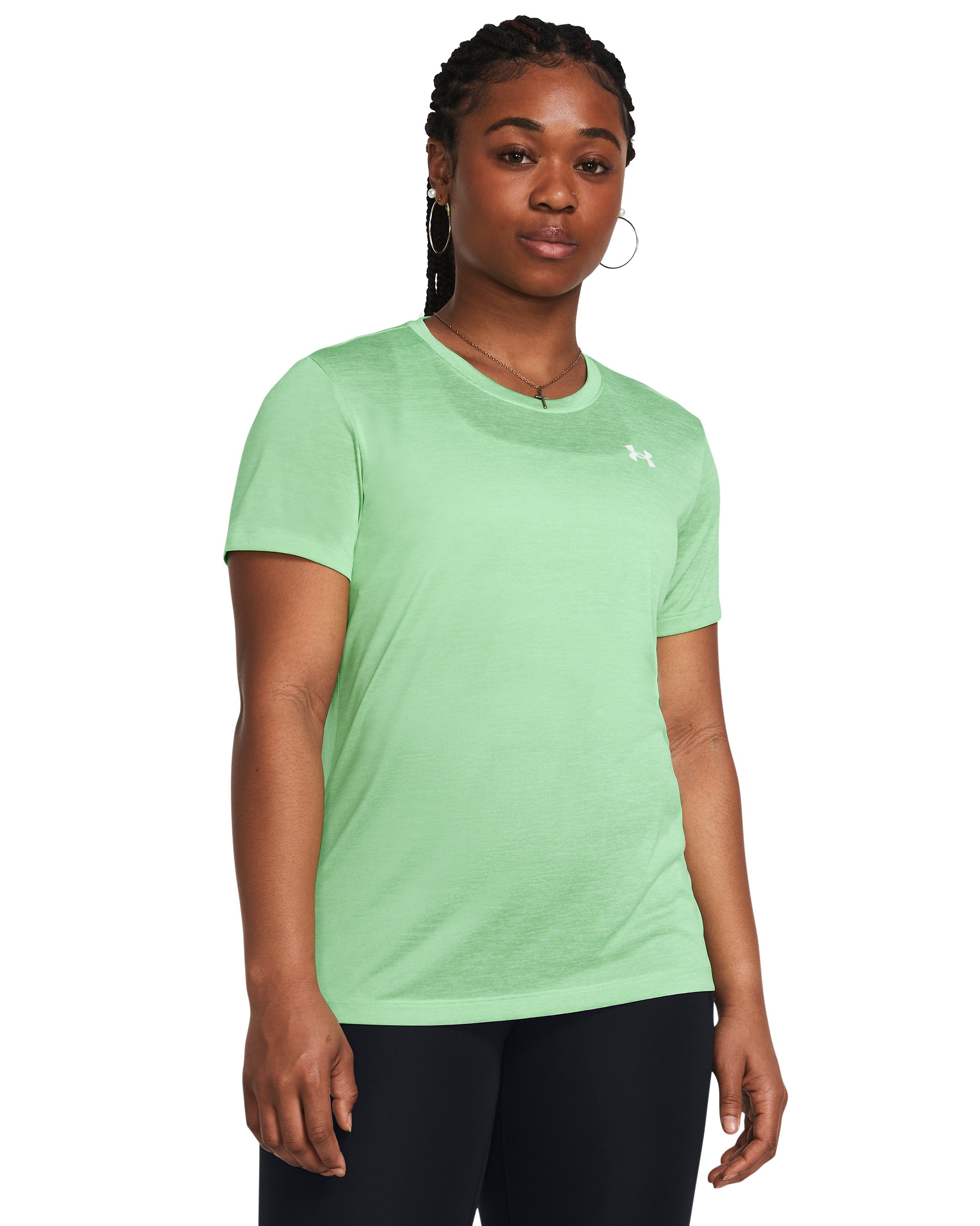 UA Tech Twist Women's Short Sleeve 14