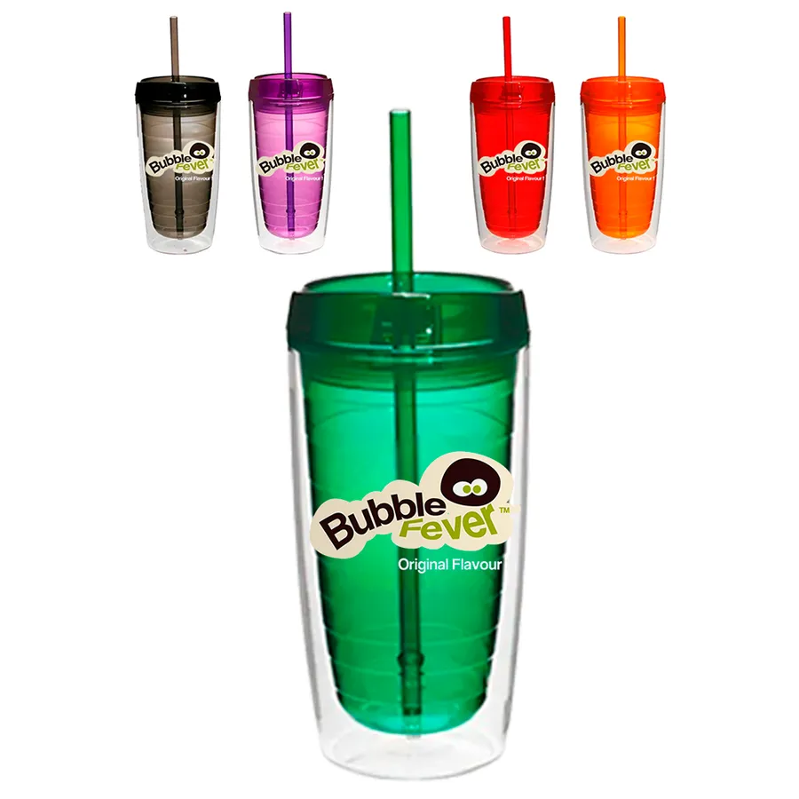 16 Oz Fresh Flow Acrylic Tumblers with Straw 3