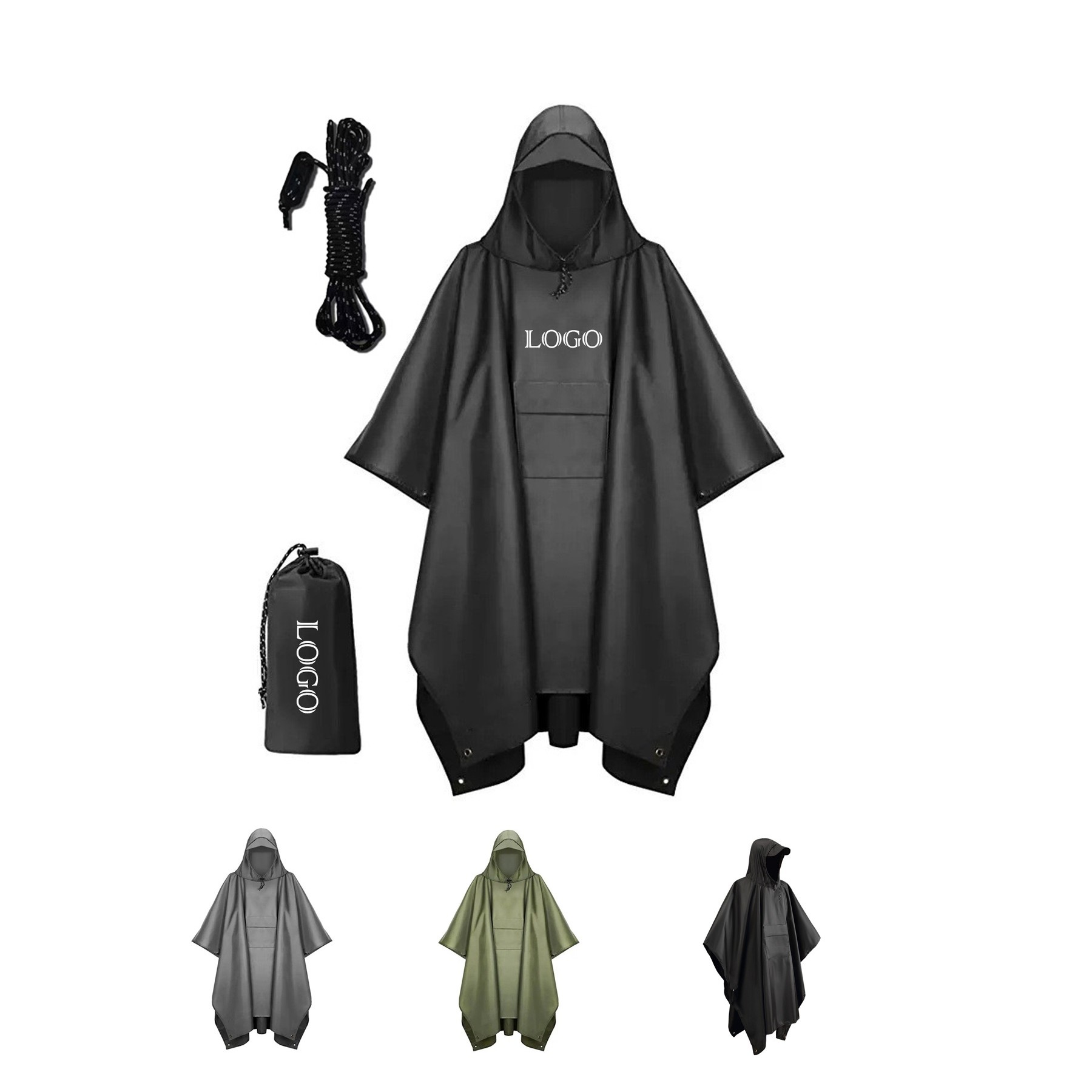 Hooded Raincoat