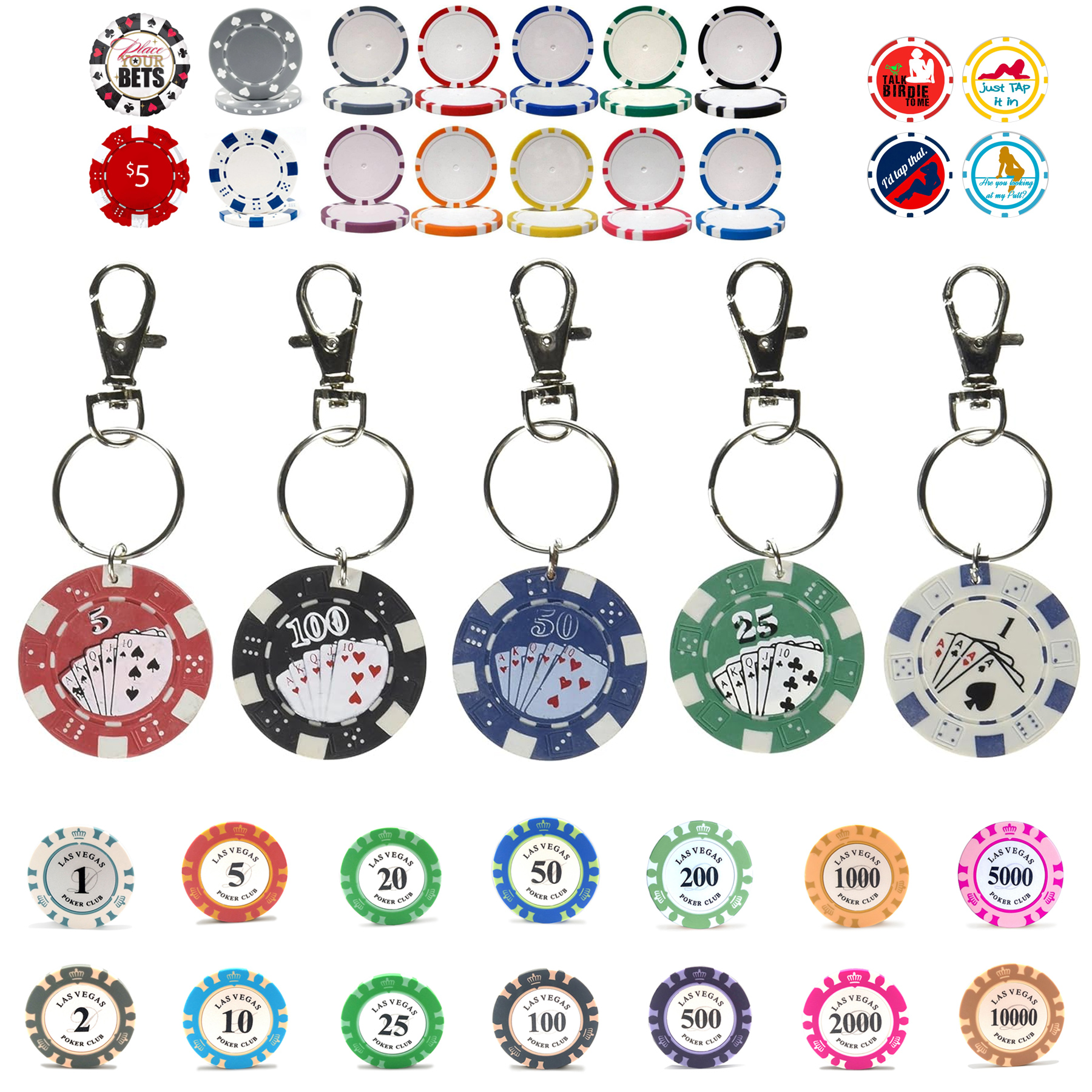 11.5g Dice Poker Chip 2