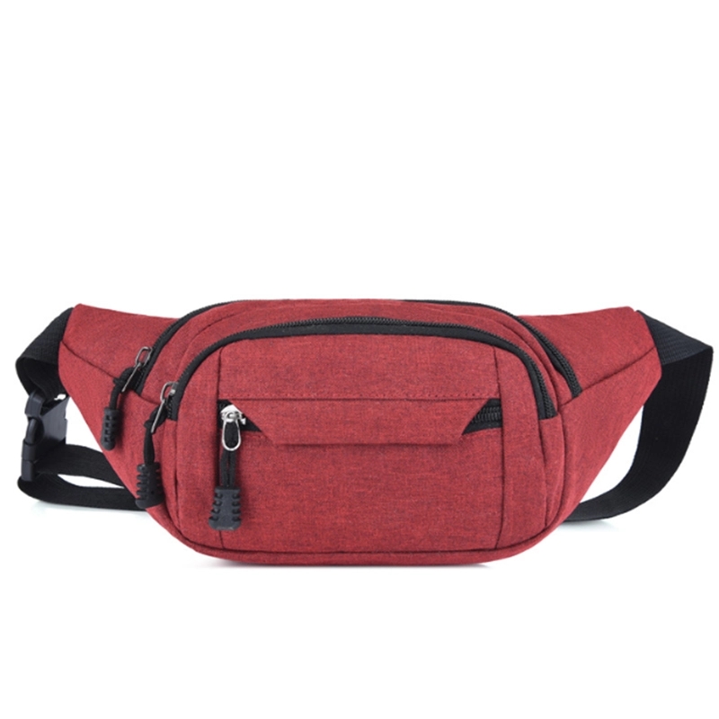 Large Capacity Fanny packs With 4-Zipper Pockets 5