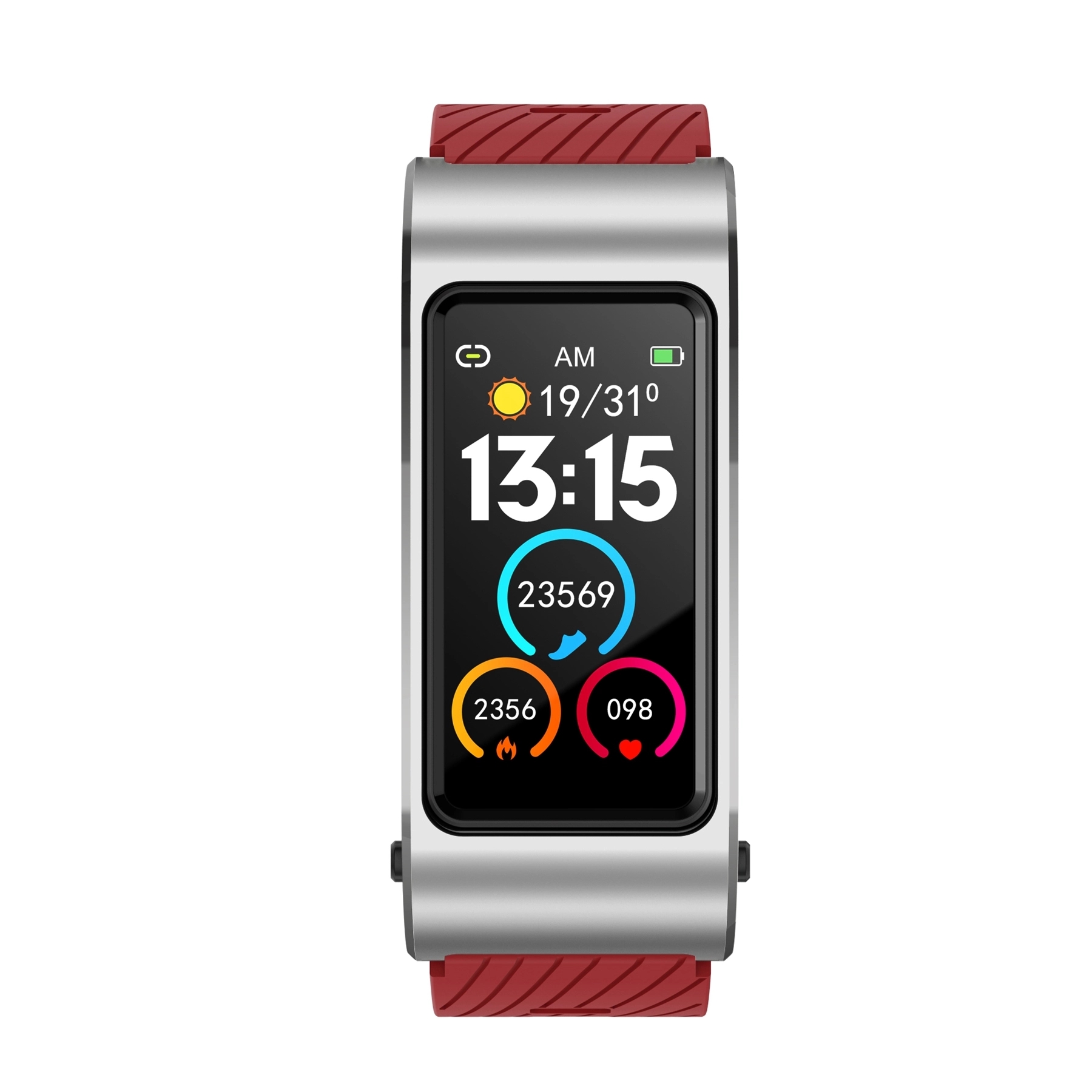 H21 Body Temperature Smart Watch with Silicone Band 3
