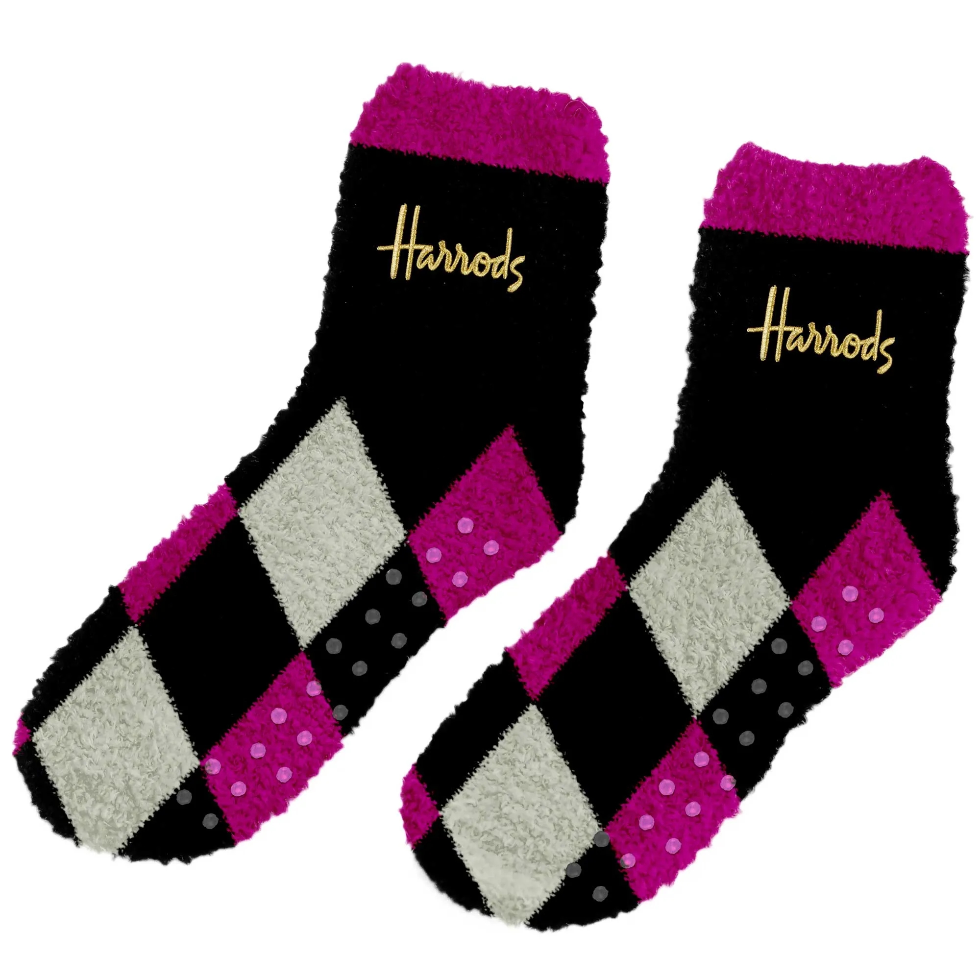 Fluffy Non-Slip Jacquard Grip Socks 6