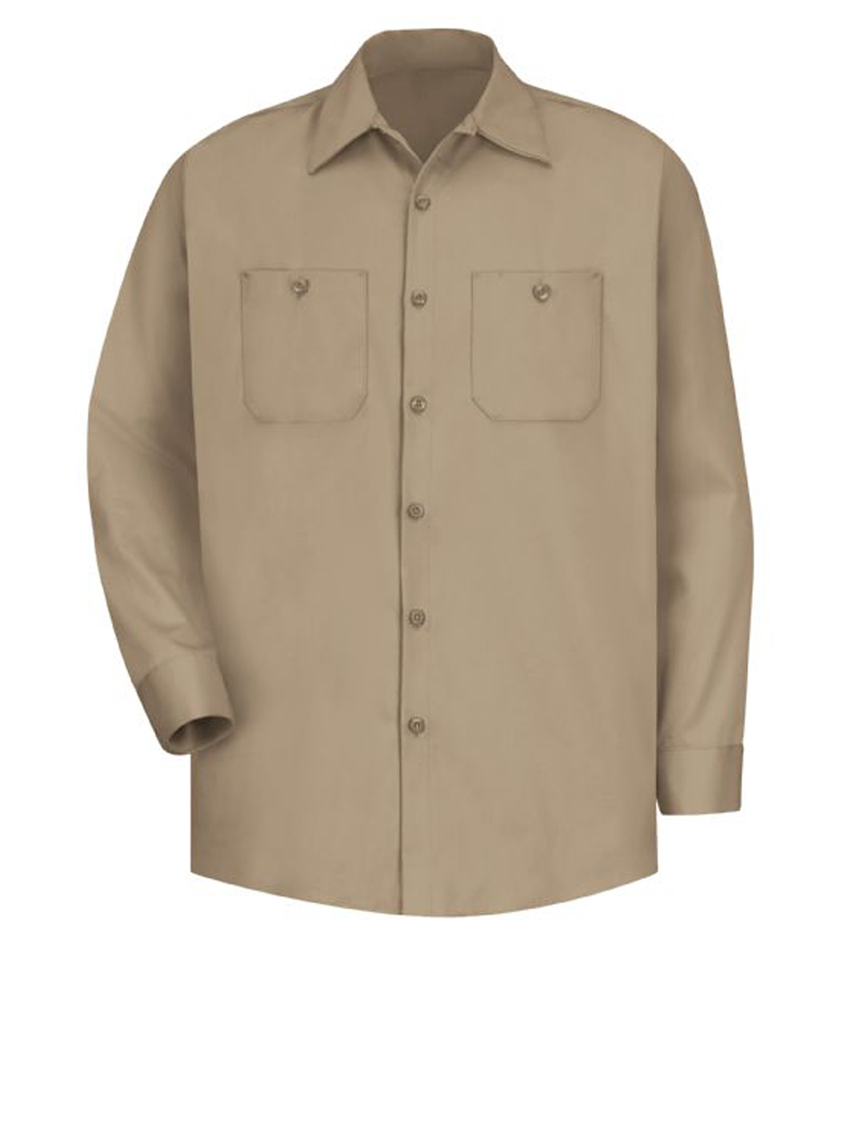 Red Kap Shirts - Men's Long Sleeve Wrinkle-Resistant Cotton Work Shirt 21