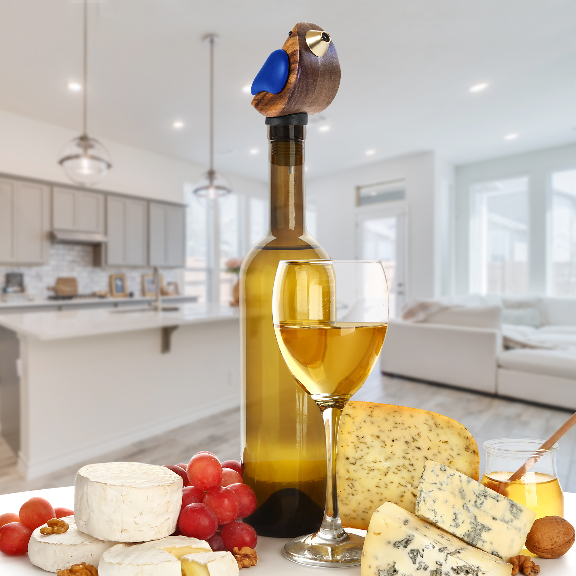 Songbird Specialties™ Bottle Pourer - Blue 6