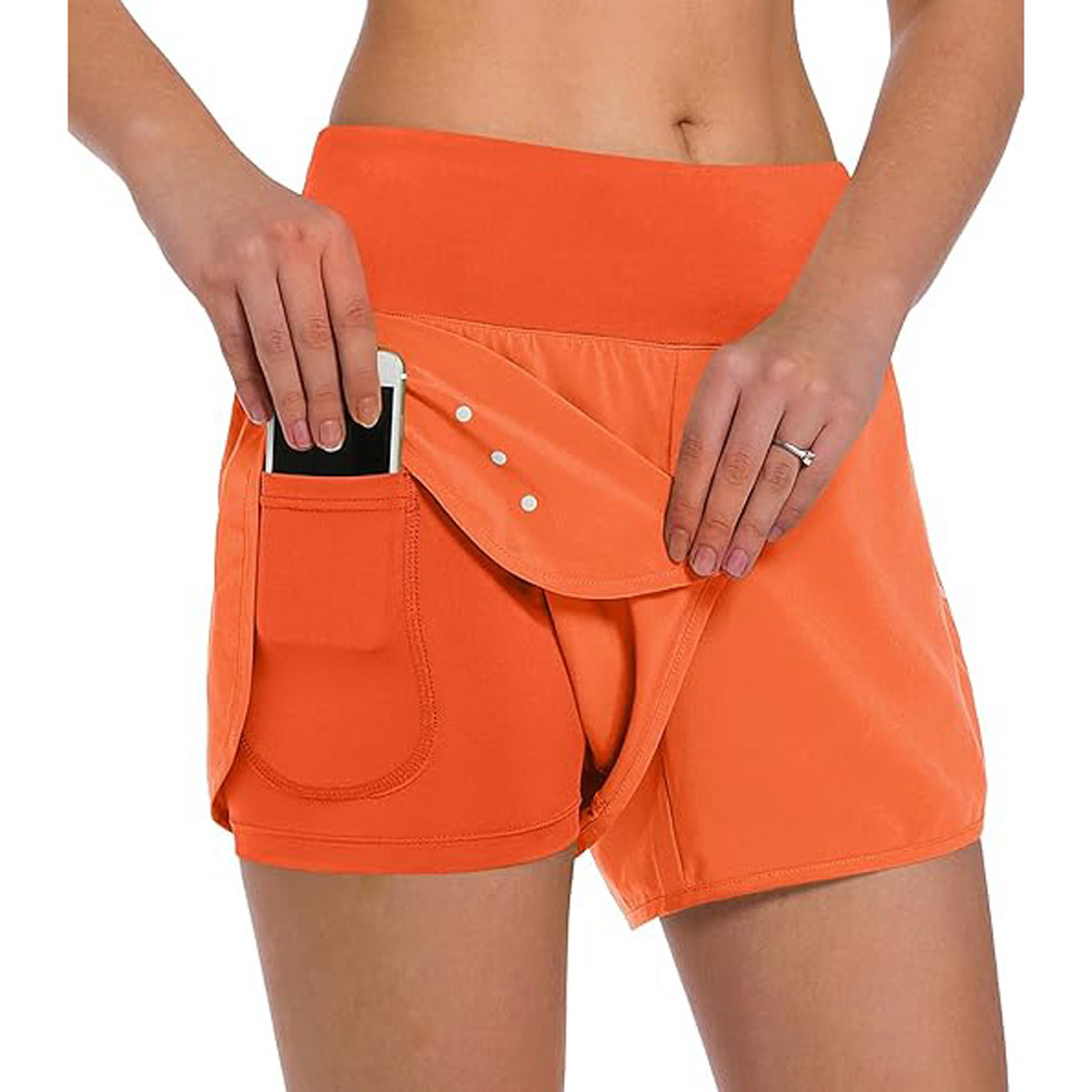 Women's 2 in 1 Running Shorts 8