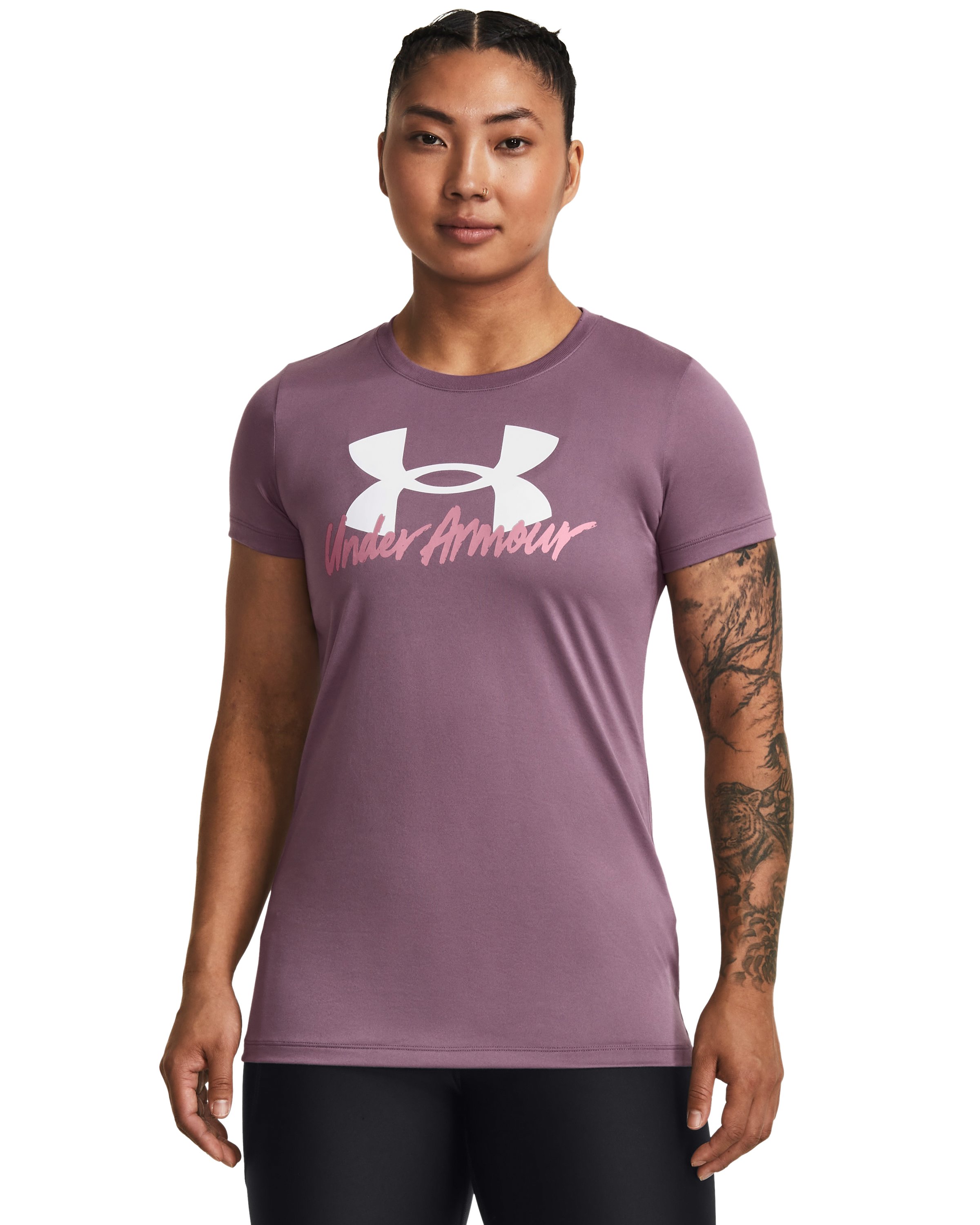 Women's UA Tech Graphic Short Sleeve 5