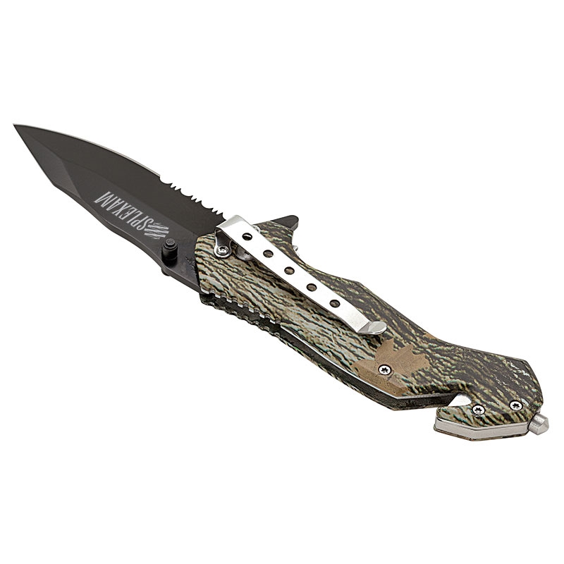 Nutwood Camo Rescue Knife 11